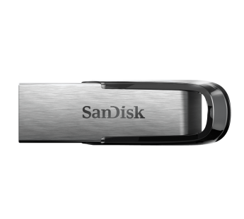Флеш-накопитель USB 3.0 64GB SanDisk Ultra Flair корпус металл/чёрный#182672