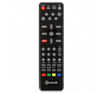 Пульт ДУ для ресивера D-color DC 802 HD DVB-T2#183528