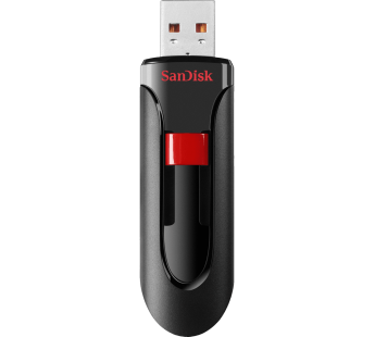 Флеш-накопитель USB 3.0 16GB SanDisk Cruzer Glide  чёрный#184191