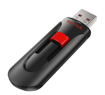 Флеш-накопитель USB 3.0 16GB SanDisk Cruzer Glide  чёрный#184192
