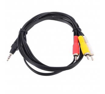 Кабель TELECOM 3.5 Jack (M) / 3 RCA (M), 3 м. (1/100)#2116938