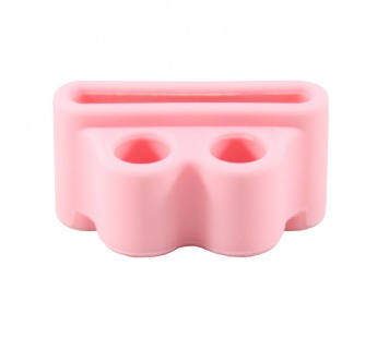 Держатель - силиконовый для наушников Apple AirPods (pink)#187585