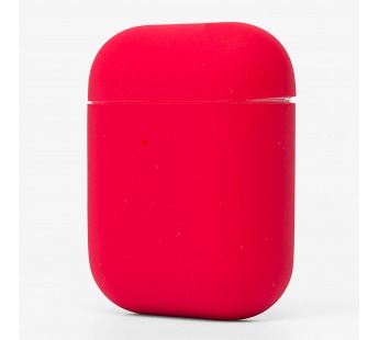 Чехол - Soft touch для кейса Apple AirPods 2 (red)#2036903