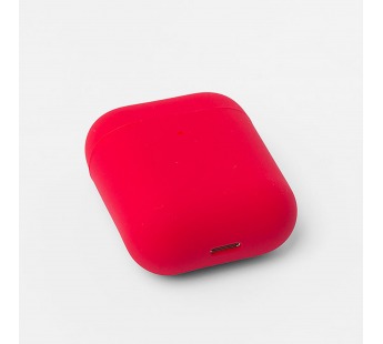 Чехол - Soft touch для кейса Apple AirPods 2 (red)#2036905