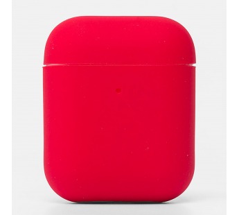 Чехол - Soft touch для кейса Apple AirPods 2 (red)#2036902