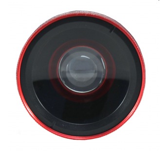 Объектив на камеру 45X чёрно-красный#187915
