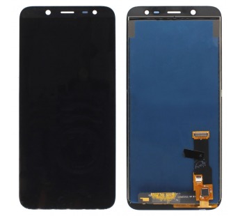 Дисплей для Samsung J600F (J6 2018) в сборе с тачскрином Черный - (TFT, с регулировкой подсветки)#187703