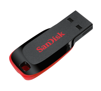 Флеш-накопитель USB 32GB SanDisk Cruzer Blade чёрный#188854