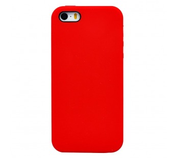 Чехол-накладка - Full Soft Touch для Apple iPhone 5/5S/SE (red)#189989