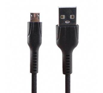 Кабель USB - micro USB Hoco U31 Babay (100см) (black)#192223