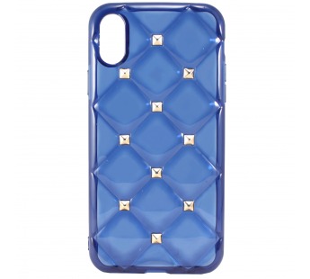 Чехол-накладка - SC151 для Apple iPhone XS Max (blue)#192276