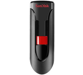 Флеш-накопитель USB 128GB SanDisk Cruzer Glide  чёрный#192462