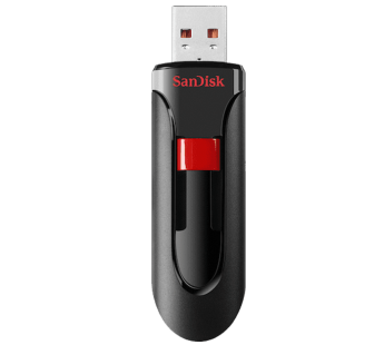 Флеш-накопитель USB 128GB SanDisk Cruzer Glide  чёрный#192463