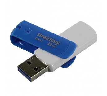 Флеш-накопитель USB 3.0 32GB Smart Buy Diamond синий#192482