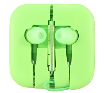 Проводные наушники Xiaomi Piston (зеленый) с микрофоном 001#193324