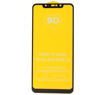 Защитное стекло 9D Xiaomi Redmi Note 6 Pro черное (тех.упак)#194988