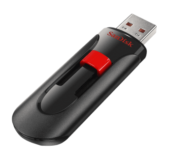 Флеш-накопитель USB 32GB SanDisk Cruzer Glide чёрный#197102