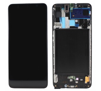Дисплей для Samsung A705 (A70) модуль Черный - Оригинал#1853857