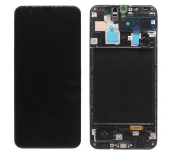 Дисплей для Samsung A305F (A30) модуль Черный - Ориг#200745