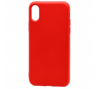 Чехол-накладка Silicone Case New Era для Apple iPhone X/XS красный#199644