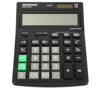 Калькулятор настольный Assistant AC-2577 16-разрядный #201301