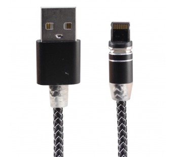 Кабель USB - Apple lightning X-Cabel YLF-001 магнитный черный#202524