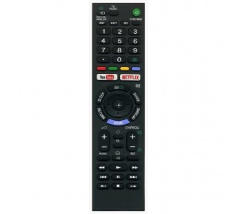 Пульт ДУ универсальный HUAYU Sony RM-L1370 - (корпус типа RMT-TX102D) NETFLIX / YOU TUBE LCD TV#203480