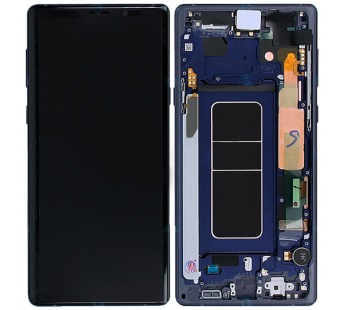 Дисплей для Samsung N960F (Note 9) модуль Синий - Ориг#444331