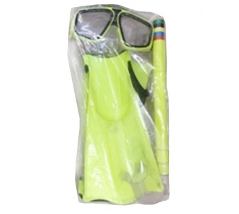 Набор для плавания (маска, трубка,ласты) в пакете 33038C/C328, шт#212370