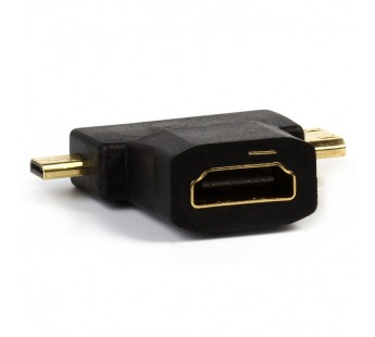 Адаптер SMART BUY HDMI F-miniHDMI M-microHDMI M (A119)#2121583