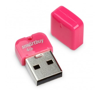 Флеш-накопитель USB 4GB Smart Buy Art розовый#208655