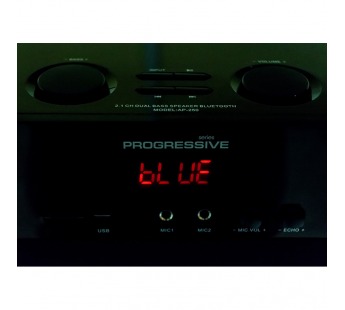 Колонки Dialog Progressive AP-250 BLACK - 2.1, 50W+2*15W RMS, Караоке, Bluetooth, FM+USB+SD, Опт.вх.#2027330