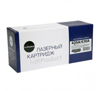 Картридж NetProduct (N-CB435A/CB436A/CE285A) для HP LJ P1005/P1505/Canon 725, Универс., 2K#209838