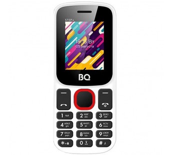 Мобильный телефон BQM-1848 Step+ Белый-Красный#210310