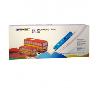 3D ручка Myriwell RP100C с дисплеем, голубая#213234
