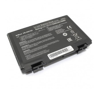 АКБ для ноутбука Asus K40, F82 (A32-F82) 11.1V 5200mAh OEM черная#2136013