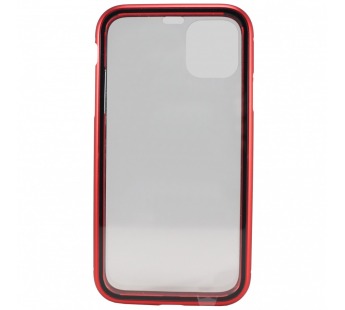 Чехол-накладка - 360 Magnetic Glass для Apple iPhone 11 Pro Max (red)#213412