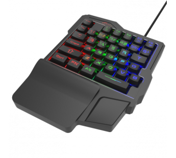 Клавиатура RITMIX RKB-209 BL Gaming, черная, USB, проводная#216138