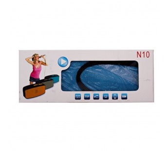 Портативная акустика - N10U Bluetooth/USB/TF/FM, голубая#153847