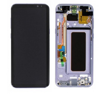 Дисплей для Samsung G955F (S8+) модуль Фиолетовый - Ориг#250895