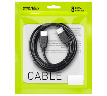 Кабель HDMI - HDMI SmartBuy ver 1.4 2,0 m (K - 321) 1/100#2115000