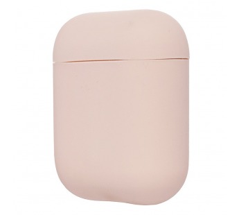 Чехол - Soft touch для кейса Apple AirPods (pink sand)#217263