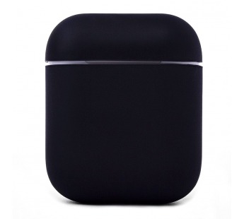 Чехол - Soft touch для кейса Apple AirPods (black)#217256