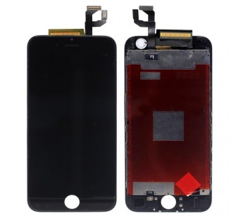 Дисплей для iPhone 6S + тачскрин черный с рамкой AAA (copy LCD)#234803