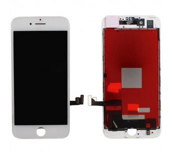 Дисплей для iPhone 7 + тачскрин белый с рамкой AAA (copy LCD)#2164502