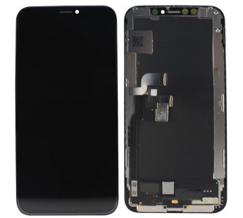 Дисплей для iPhone Xs + тачскрин черный с рамкой (OLED LCD)#1853970