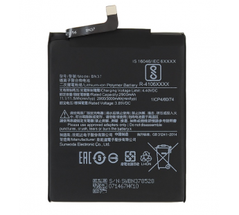 Аккумулятор для Xiaomi Redmi 6/6A (BN37) (VIXION)#432673