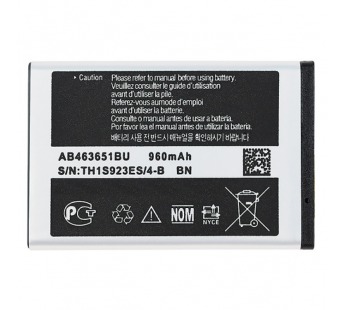 Аккумулятор для Samsung L700 (S3650/S5610 /L800/B200/M7600/C6112 (AB463651BE) (VIXION)#230446