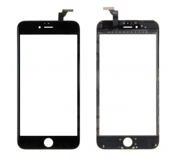 Тачскрин для iPhone 6 Plus в рамке + OCA (черный)#242489