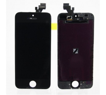Дисплей для iPhone 5 + тачскрин черный с рамкой ориг#242599
